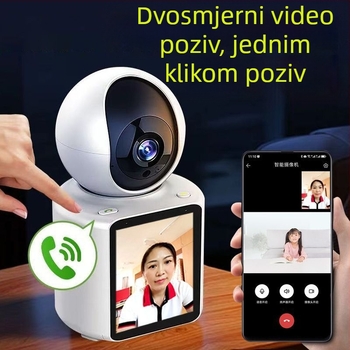 Dvosmjerna videokamera za kućno praćenje, nadzor nad starijima i bebama, s Wi-Fi