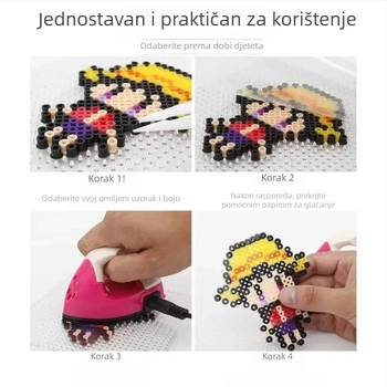 Prozirni toplinski papir za glačanje za DIY aplikacije s kristalima; kreativni ručni papir, papir za pečenje i alati za perlice