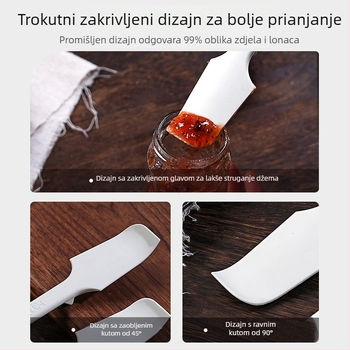 Silikonska spatula za pečenje i miješanje krema, višenamjenski kuhinjski alat, mini spatula za maslac i staklenke džema