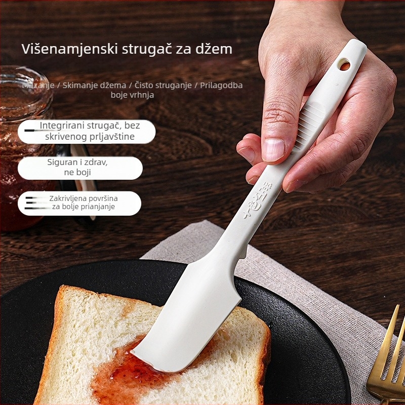 Silikonska spatula za pečenje i miješanje krema, višenamjenski kuhinjski alat, mini spatula za maslac i staklenke džema