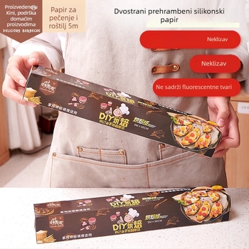 Debeli papir za pečenje za roštilj i pečenje, upija masnoću, dužine 5 m