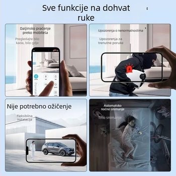 A9 Bežična HD pametna kamera za nadzor, kućna upotreba, daljinsko snimanje preko mobitela