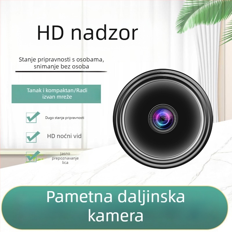 A9 Bežična HD pametna kamera za nadzor, kućna upotreba, daljinsko snimanje preko mobitela