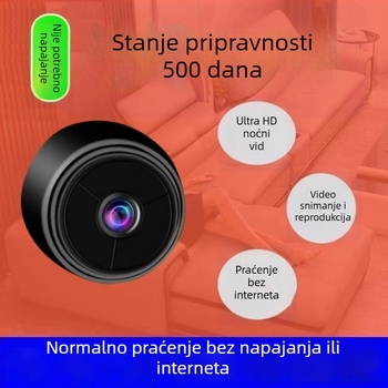 24-satna HD bežična kamera s ugrađenom baterijom za unutarnje i vanjske nadzore, rad na bateriju bez potrebe za priključkom