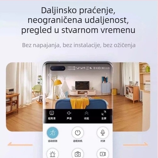 X3 unutarnja bežična kamera s ultra jasnim noćnim vidom za kućni nadzor