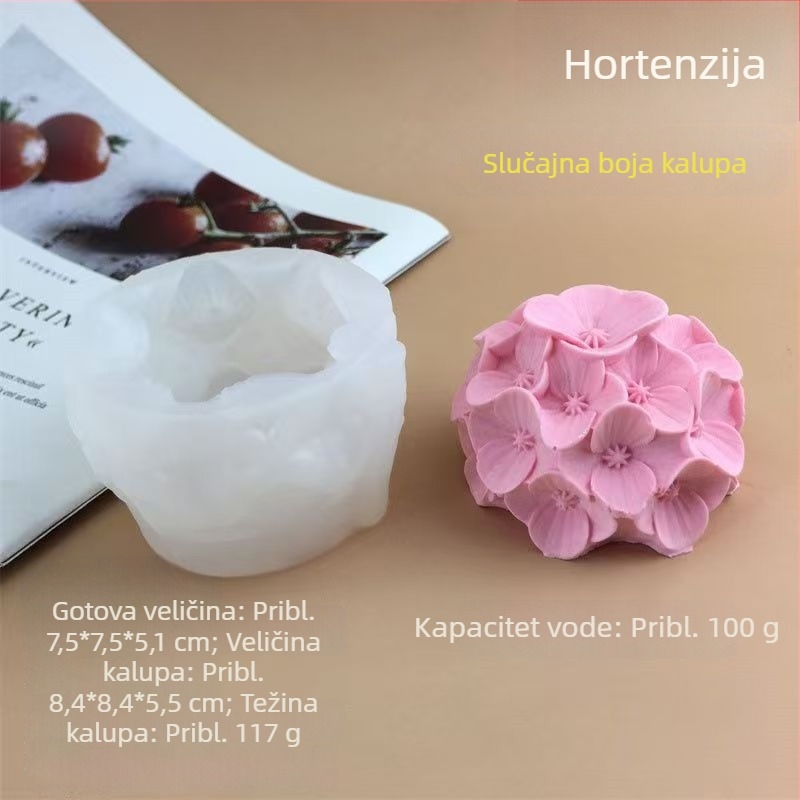Silikonska kalupa za mousse tortu s dizajnom kugle s uzorkom vezice, prehrambena kvaliteta, kućna priprema, DIY, otporna na visoke i niske temperature