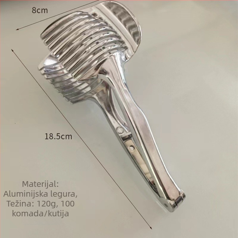 Rezač limuna i višenamjenski rezač voća s držalom za kriške rajčice
