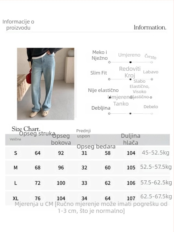 Traperice visokim strukom i širokim nogama, Lyocell-Tencel, Zy3195