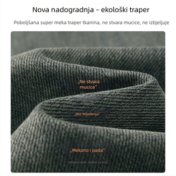 Ženske traperice s visokim strukom i širokim krojem, 2026 novi model proljeće-jesen, slobodan kroj, vizualno produžuju siluetu, denim u američkom retro stilu – straight kroj