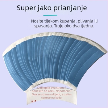 Biokompatibilni dvostrani ljepilni film za peruke – vodootporan, otporan na znoj, visoka adhezija, nevidljiva pločica za upletanje kose
