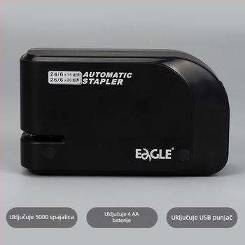 Električni sešivač za ured, automatski, štedi napor, kompaktne srednje veličine, za studente
