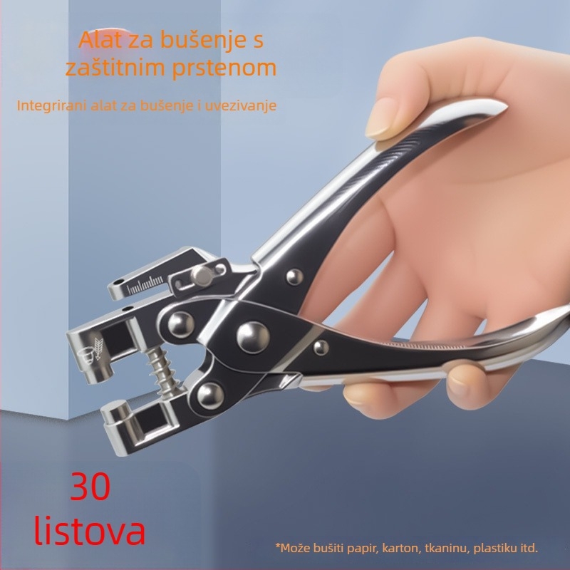 Huiding 9718 Jednolučni bušač za oči, kapacitet 30 listova, ručno povezivanje