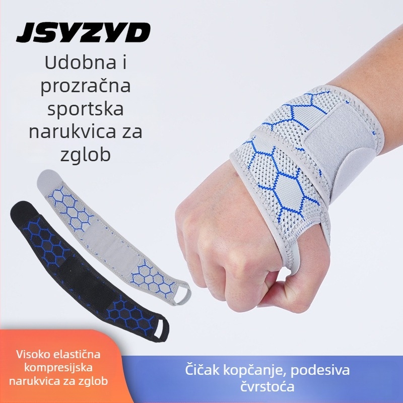 Tanak zavoj za zglob s omotom za sport — trčanje na otvorenom, fitness i dizanje utega, kompresija i zaštita zgloba