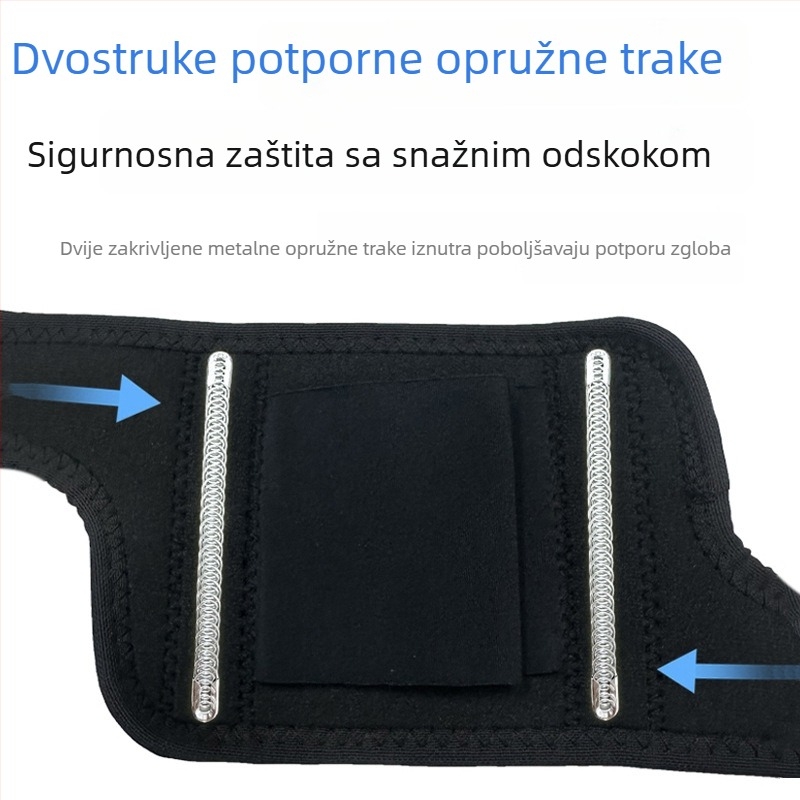 Ručni zglob s oprugom i podrškom, prozračan remen, kompresijski štitnik zgloba za odrasle, oprema za badminton i tenis
