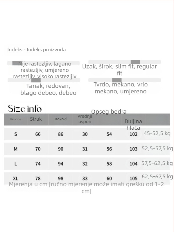 Sinan traperice visokog struka, tamno plave, širokih nogavica, s fleec podstavom SN6917