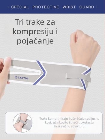 Poseban zavoj za zglob kod TFCC ozljede, fiksacija tetivnog omotača, unisex, za badminton i tenis