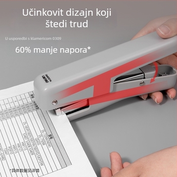 Deli 0329PRO Ručni štempar (spenjač), prijenosni, standardni broj 12, za pakiranje dostave, stroj za uštedu napora