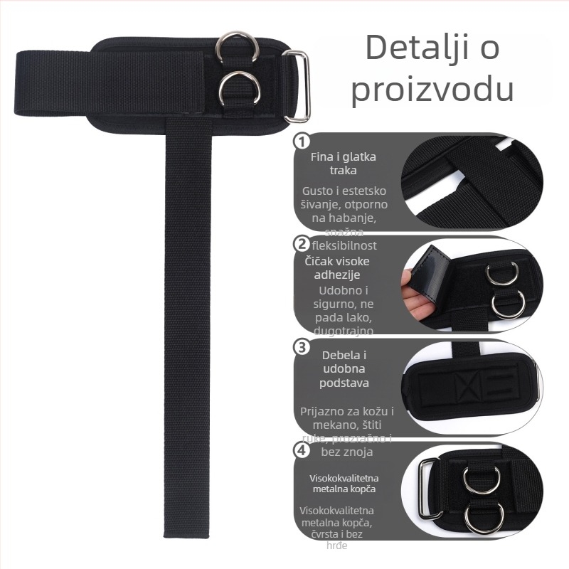 Narukvice za zglobove za bench press i zgibove, unisex trake za zahvat za vježbanje