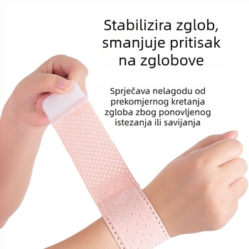 Unisex dišući lagani kompresijski podržavač zapešća, protiv uganuća, za fitness