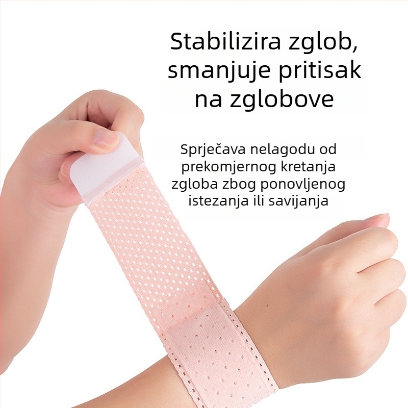 Unisex dišući lagani kompresijski podržavač zapešća, protiv uganuća, za fitness