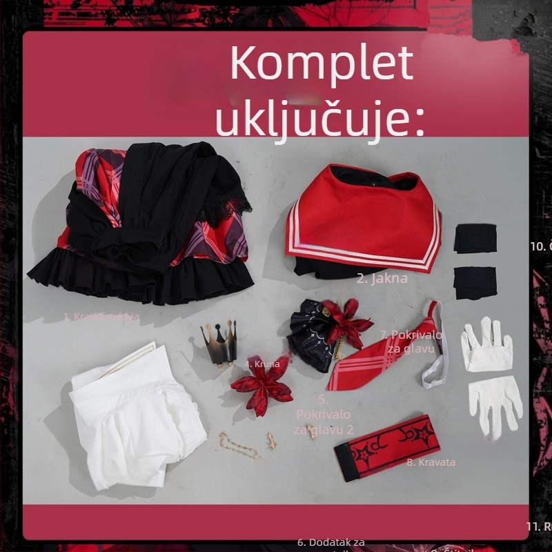 Cosplay komplet za magično djevojku – suđenje vještici, retro književni stil