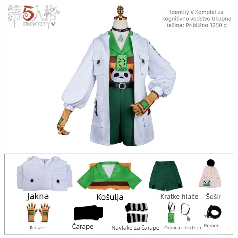 Identity V cosplay kostim – komplet za lik Cognition Enlightener, 2D igra/animirani stil