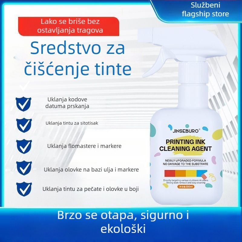 Sredstvo za čišćenje tinte za uklanjanje datuma proizvodnje i otisaka (sitotisak i tampoprint)