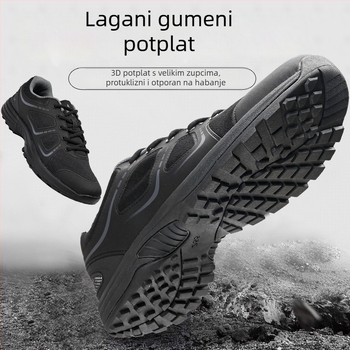 Prozračne lagane tenisice za trening za sve sezone, crne, unisex, outdoor obuća