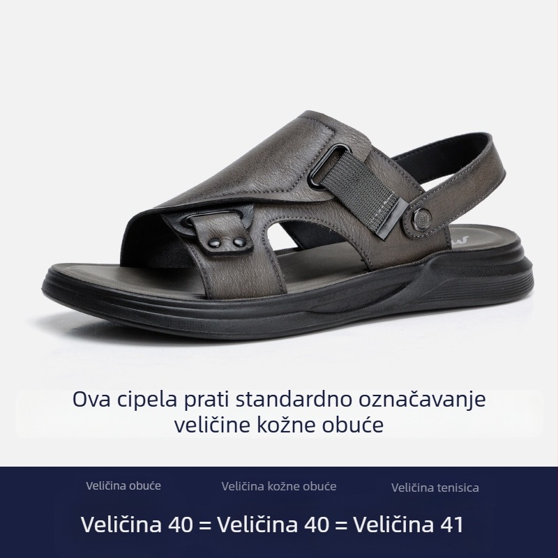 Muške sandale za vožnju, ljeto 2025, koreanskog stila casual, mekana podstava, protuklizno dno