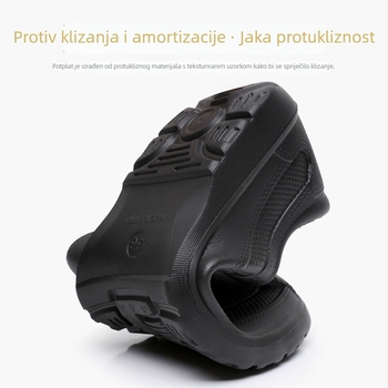 Muške EVA čizme za kišu za sve sezone, vodootporne, protuklizne, ultra lagane i izdržljive gumene cipele