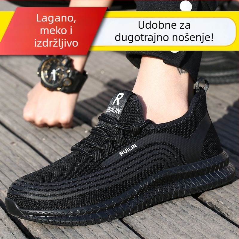 Jesensko-zimske sigurnosne cipele za posao, unisex, s kontrolom mirisa, otporne na udarce i probijanje, otporne na habanje, udobne, s mekanom potplatom