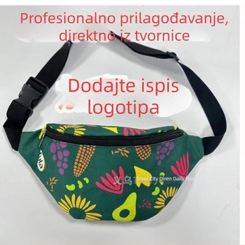Unisex pojas torba od Oxford platna, jednostavan crossbody za telefon, velika kapaciteta