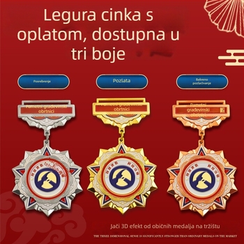 Prilagođene metalne spomen-medalje za korporativno priznanje, značke i rever-pinove