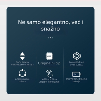 Pero za promjenu stranica za interaktivnu ploču s dodirnim zaslonom