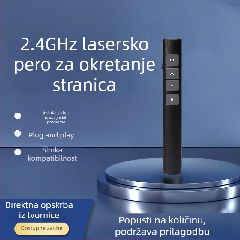 Pero za promjenu stranica za interaktivnu ploču s dodirnim zaslonom