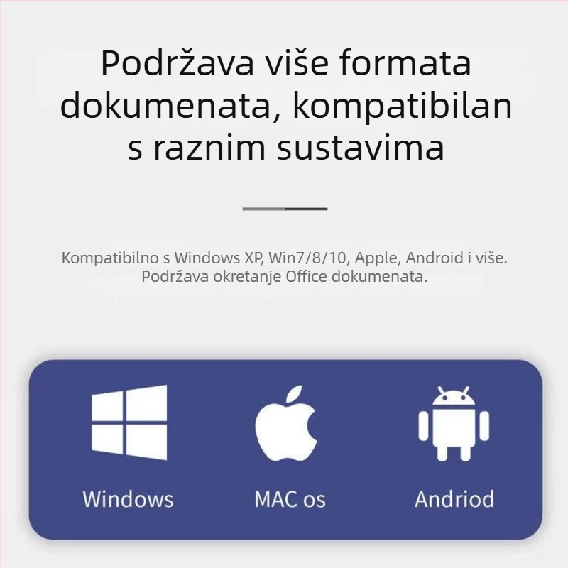 Pero za promjenu stranica za interaktivnu ploču s dodirnim zaslonom