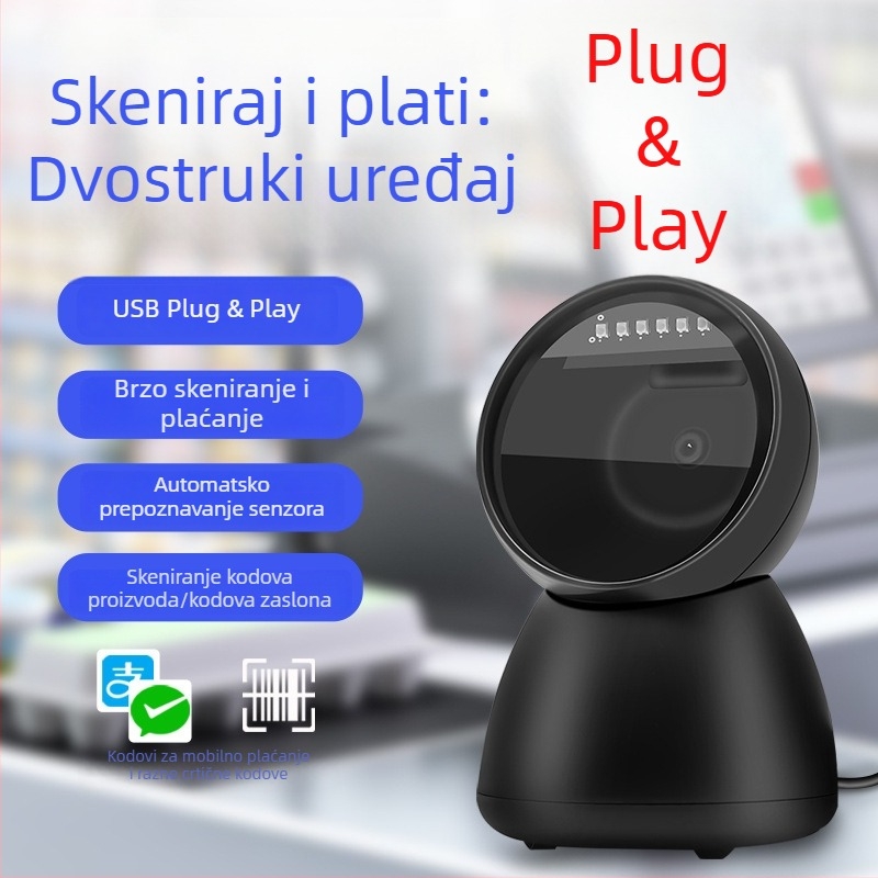 Datamax skener bar kodova s QR kodom, prijenosno kabelsko uređaj