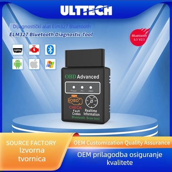 Elm327 Bluetooth 5.1 OBD2 dijagnostički alat ECU skener V2.1