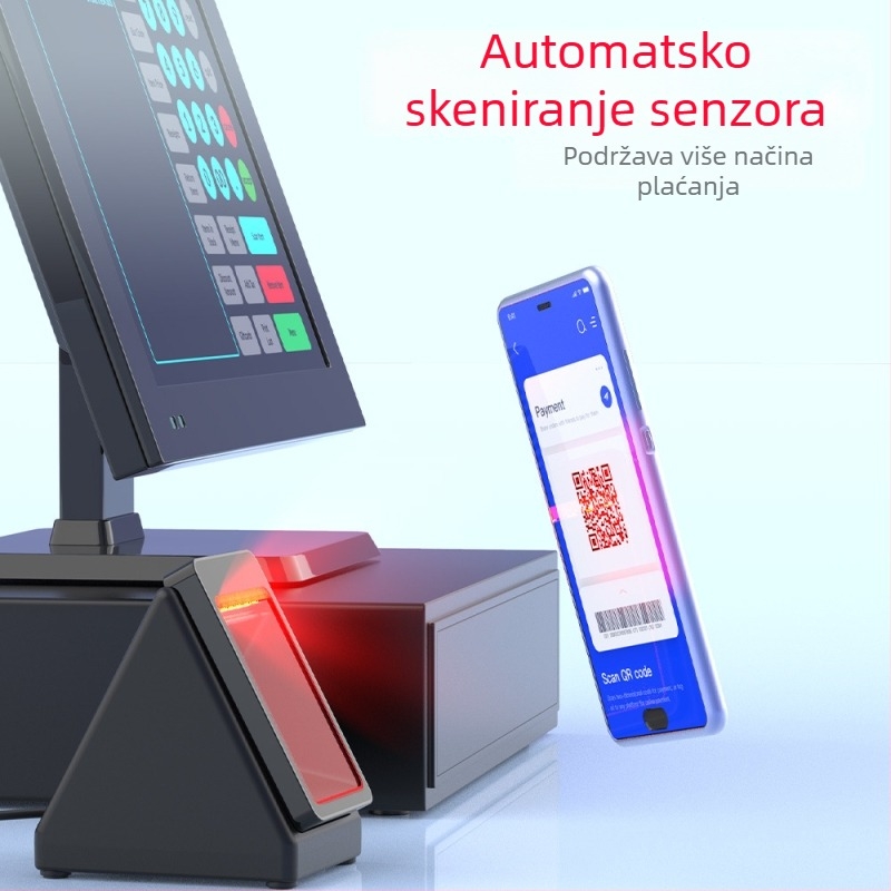 USB 2D čitač bar kodova za supermarket POS
