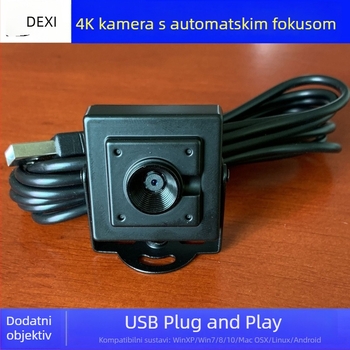 4K USB kamera s automatskim fokusom za snimanje osobne iskaznice i skeniranje dokumenata, bez upravljačkog programa, web kamera visoke razlučivosti