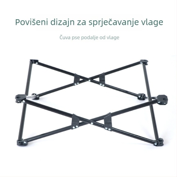 Zatvoren all-in-one mačji šator i ograda s vanjskim tunelom, pogodno za unutarnju upotrebu, velik prolaz za mačke