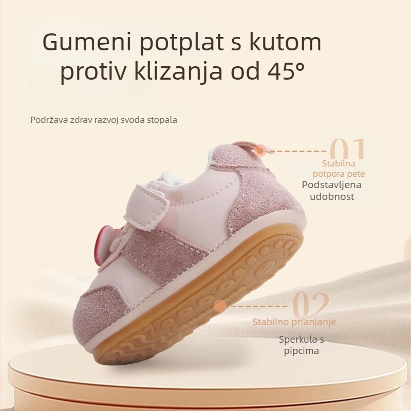 Jesenske cipele za bebe s mekanom potplatom, unisex, 0-3 godina, visoki gornji dio, outdoor cipele