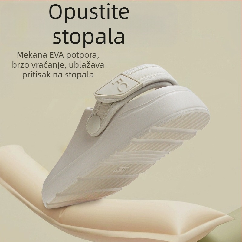 Ljetne dječje sandale za unutarnju upotrebu, unisex, s mekom EVA potplatom, protuklizne i prozračne