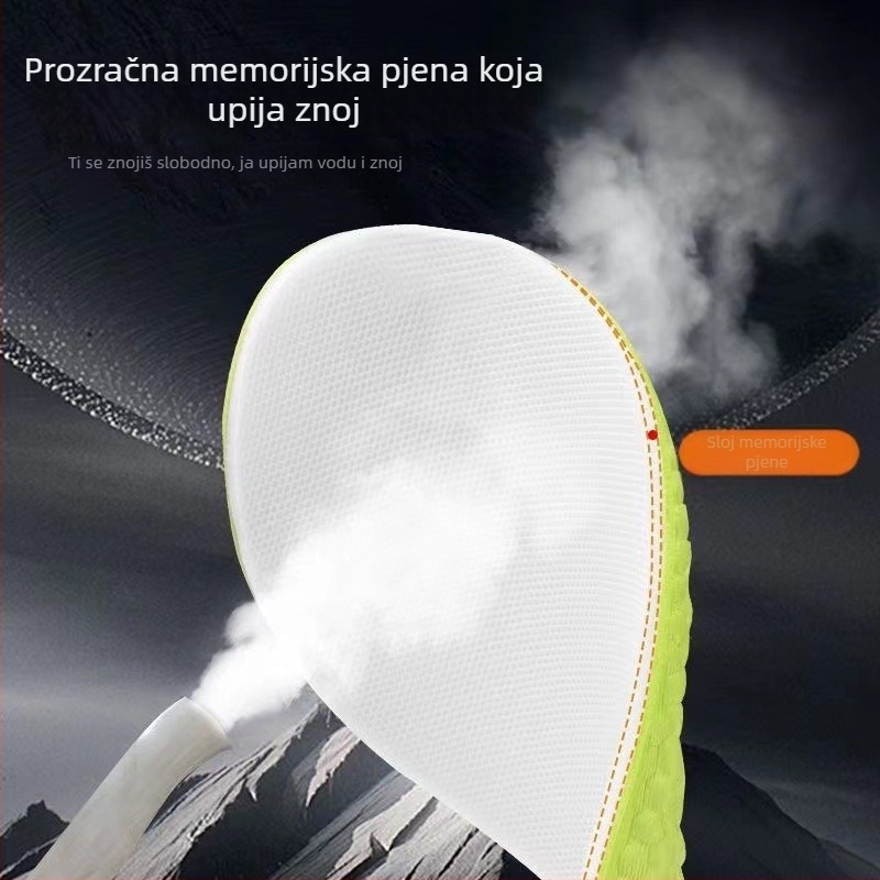 Uložak za povećanje visine za muškarce i žene, prozračan, upija znoj, dezodorirajući, ublažava udarce, mekana podloga, diskretan umetak