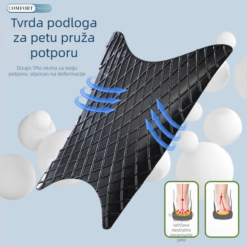 Ortopedske uloške za sport i trčanje s visokom elastičnošću, apsorpcijom šokova, odvlačenjem vlage, dezodoriranjem, prozračnim, potpora luka i korekcijom, cijeli ulošak
