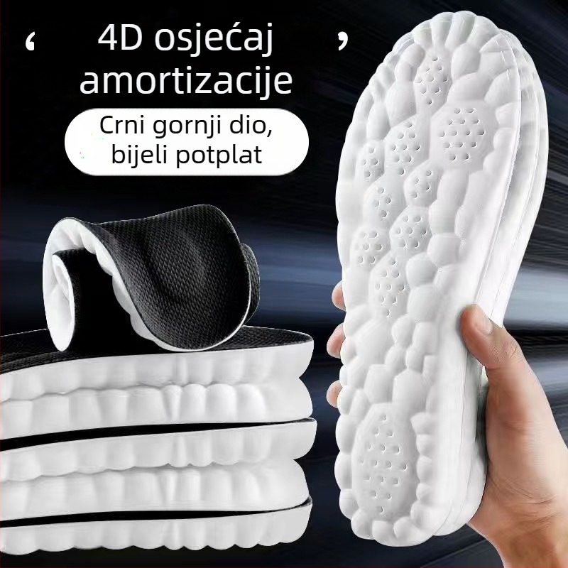 Cloud uložak za cipele: visoka elastičnost, apsorpcija udara, apsorpcija vlage i kontrola mirisa, udobnost cijeli dan za trčanje i trening