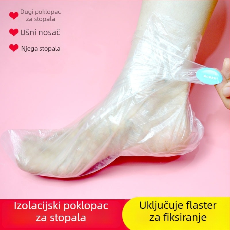 Jednokratni vodootporni set maski za stopala i ruke s pokrivalima za obuću