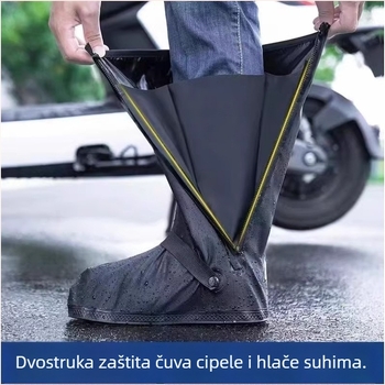 Novi navlaci za kišne čizme, vodonepropusni i protuklizni, za muškarce i žene, visoki, ojačani, izdržljivi, velika veličina