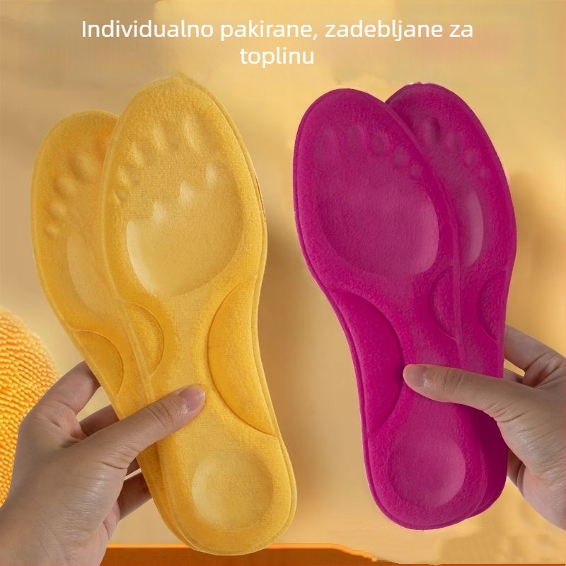 Stelja s konstantnom temperaturom, s plišastim podstavom i debelom konstrukcijom za zimsku toplinu, mekan osjećaj pod stopalima, udoban za dugo stajanje, unisex, veličine 23–28 cm