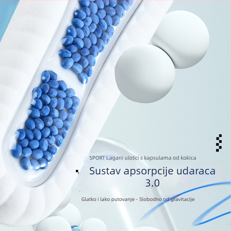 Uložak za tenisice s Zoom Air po cijeloj duljini za košarku i trčanje — ublažavanje udara, visoka elastičnost, odvaja znoja i neutralizacija mirisa, pojačana verzija, muška i ženska verzija